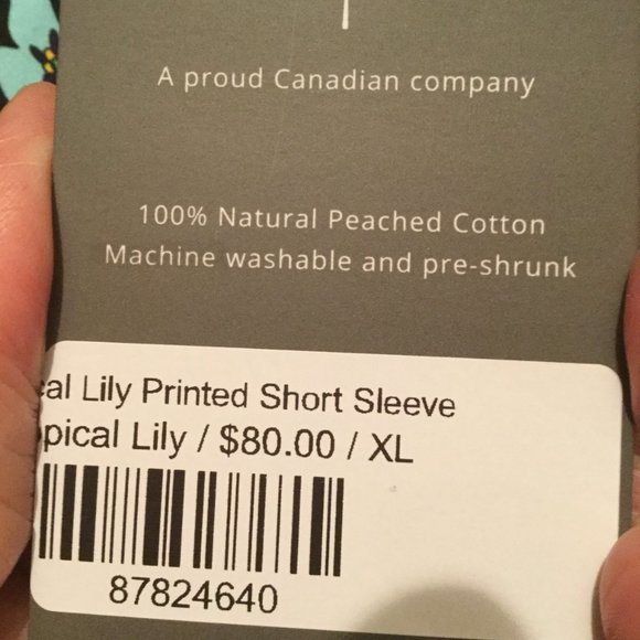 Poplin & Co Lily print short sleeve men's shirt new with tags - Picture 2 of 3